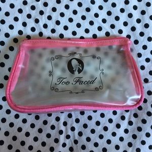 Too faced vintage makeup bag